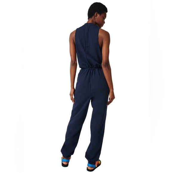 Sweaty Betty Kaya Jumpsuit in navy | size 8/10 - Picture 8 of 10